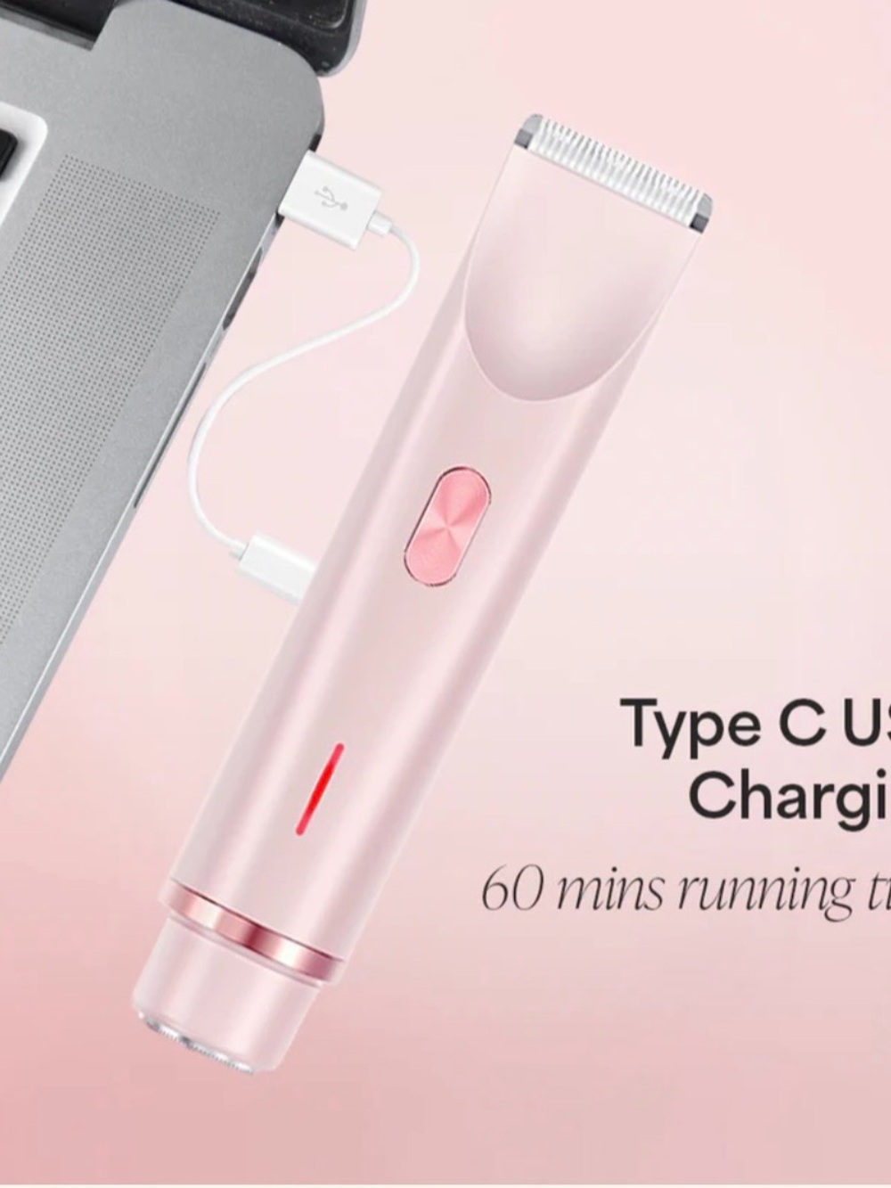 NEW Dermave Trimmer 2.0 2-in-1 Grooming Kit - Rose Gold - Picture 4 of 5